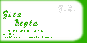 zita megla business card